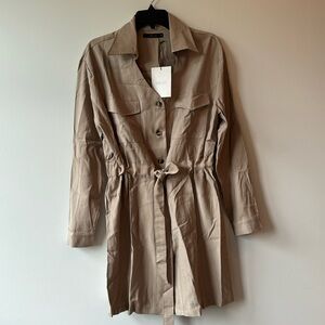 NWT Deluc Basquiat Dress in Mink Sz M